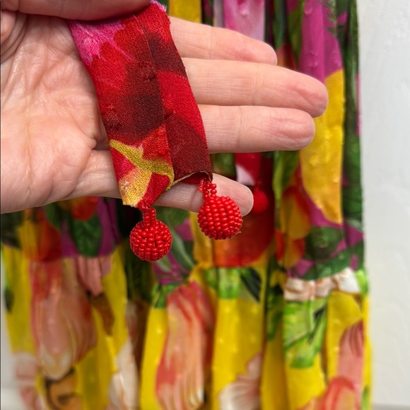 FARM Rio Red Floral Maxi Dress - Picture 3 of 7